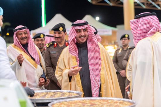 سمو الأمير فيصل بن نواف يدشّن مهرجان التمور بالجوف" في نسخته التاسعة